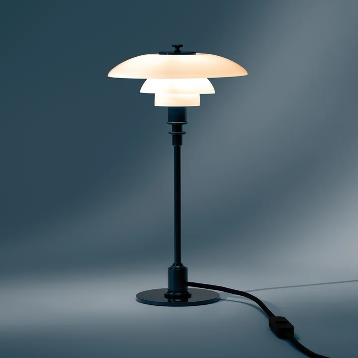 Louis Poulsen - Lampe de table PH 2/1 Glossy, bleu foncé