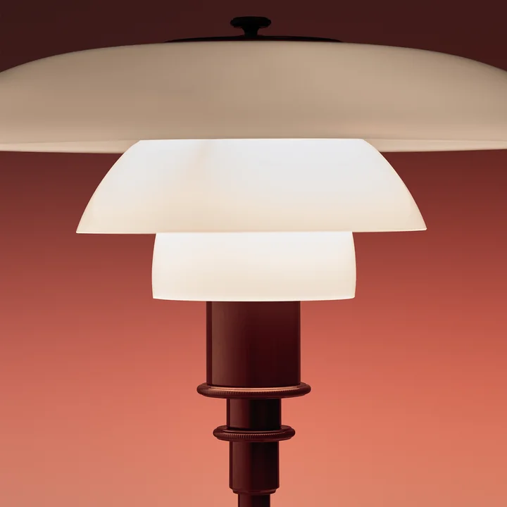 Louis Poulsen - Lampe de table PH 2/1 Glossy, bordeaux