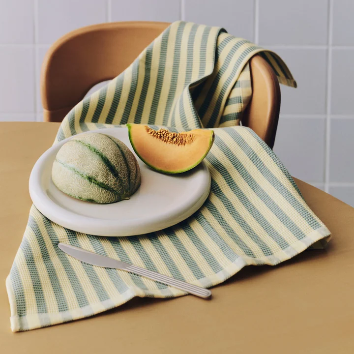 HAY - Torchon « Canteen », vert / jaune