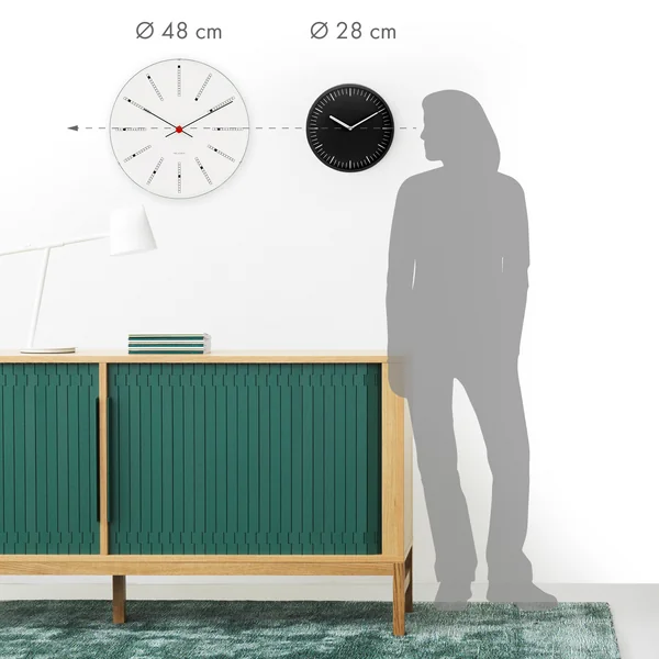 Horloges murales - taille et montage