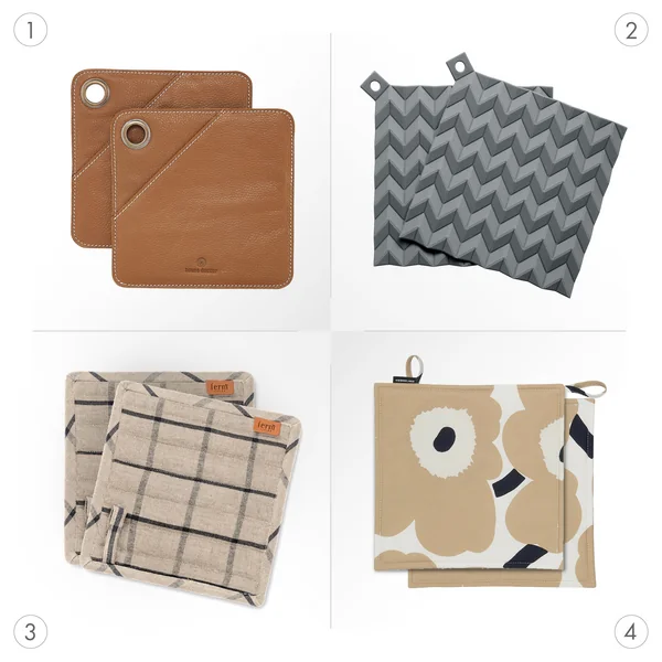 Gants de four et maniques - matériaux