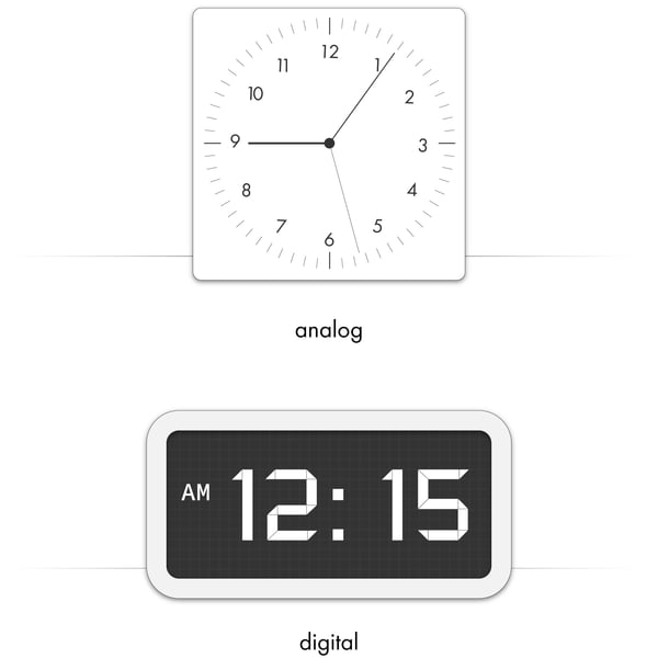 Horloges de table : analogiques ou numériques