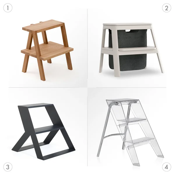 Matériau des escabeaux design
