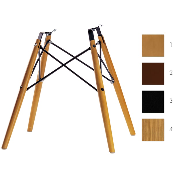 Vitra-DSW-Support-4-Variantes en bois
