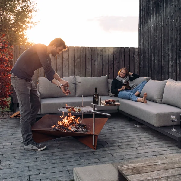 Le brasero Triple de höfats