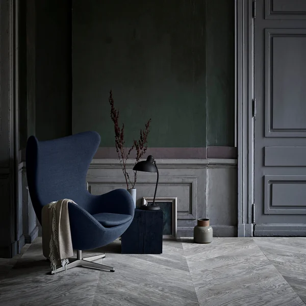 Egg Chair de Fritz Hansen en bleu (FH 6001)