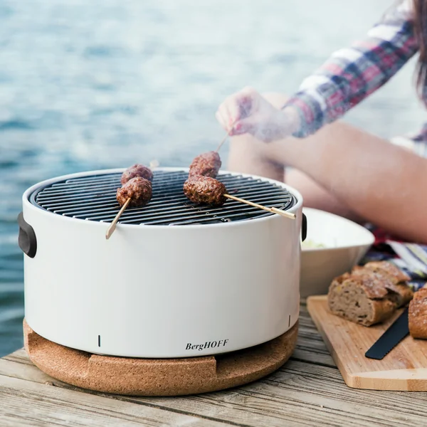 Leo - Gril de table de Berghoff en blanc