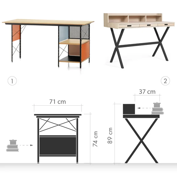 La différence entre bureau et secrétaire