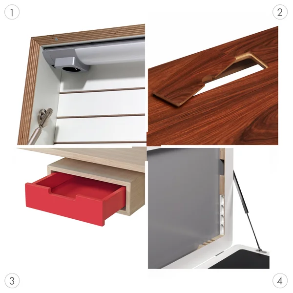 Bureau avec fonction supplémentaire