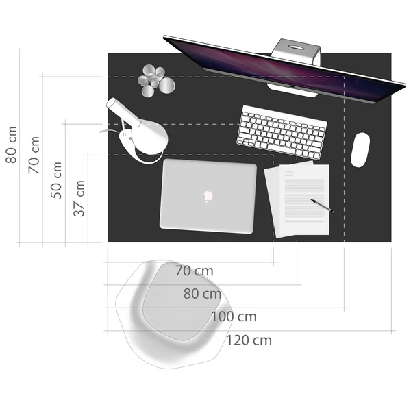 Quelle doit être la profondeur d'un bureau ?