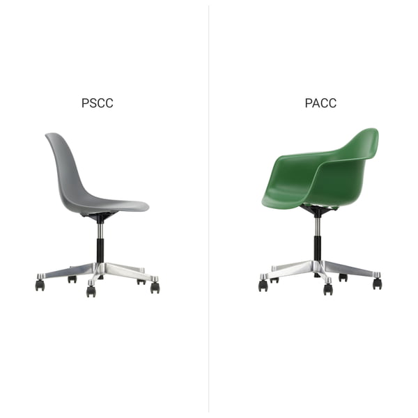 Vitra - Eames Plastic Chairs - Bureau à domicile - PSCC, PACC